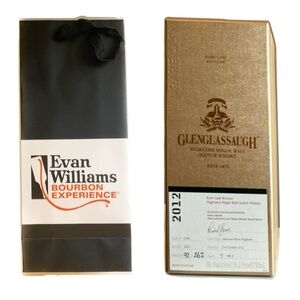 Bourbon Whiskey Bag Box  3 for 15 SALE CLEARANCE Evan Williams Glenglassaugh